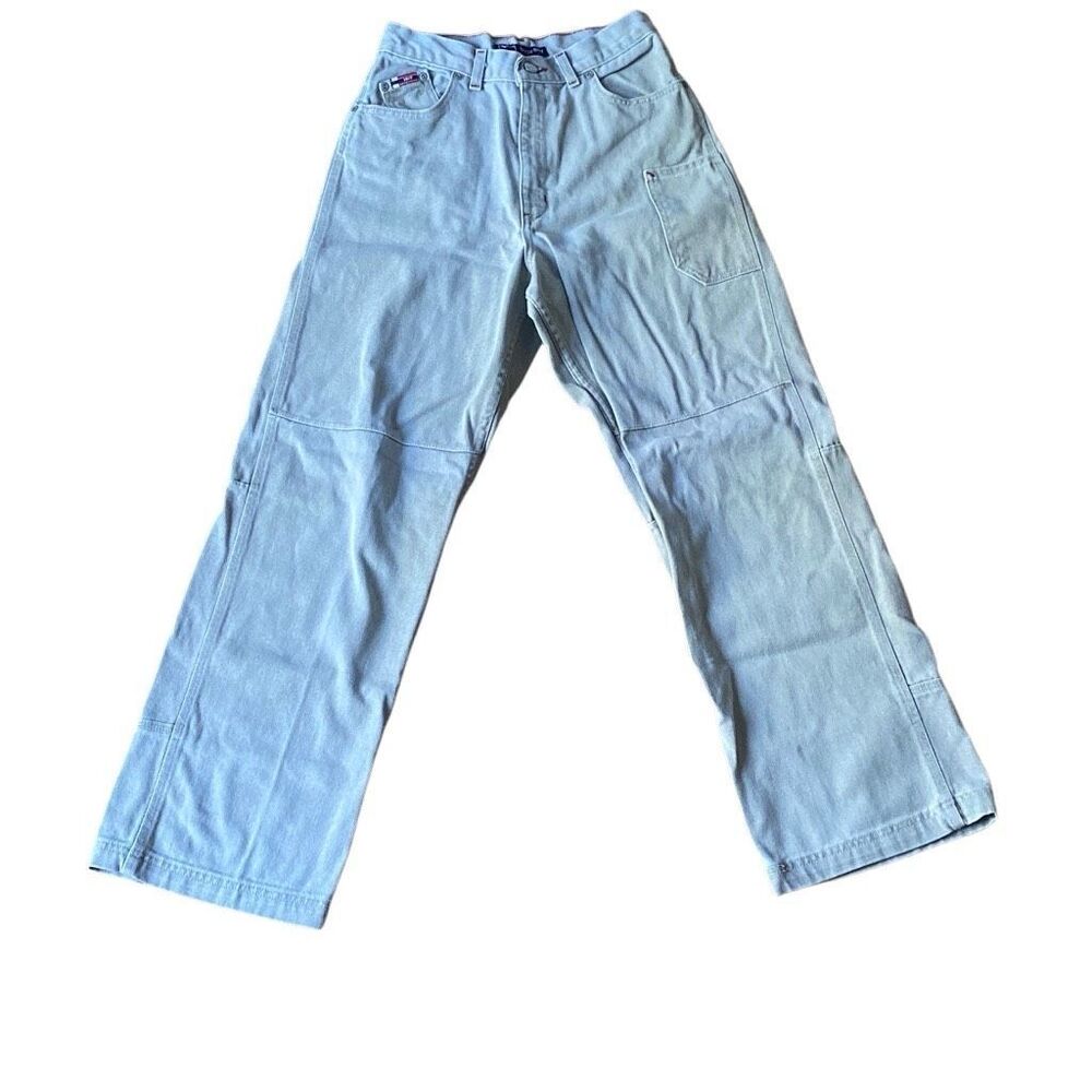 Vintage 90s Bugle Boy Khaki colored jeans y2k Size 0 READ